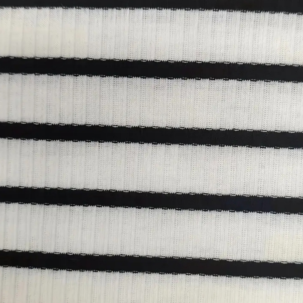 New Square Neck Striped Black and White Sleeveless Dress Size Small - Picture 5 of 5